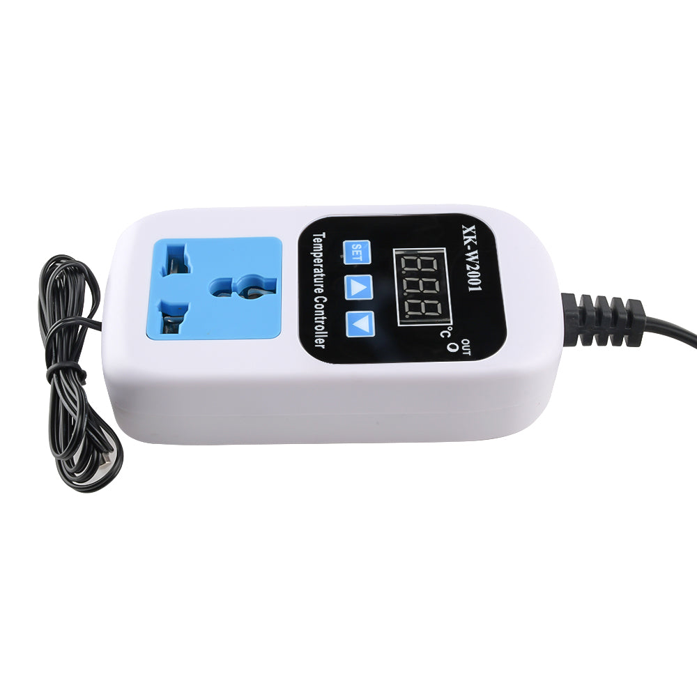 XK-W2001 W2022 Digital Temperature Humidity Controller Socket AC110-220V Thermostat Regulator Smart Humidity Controller Socket