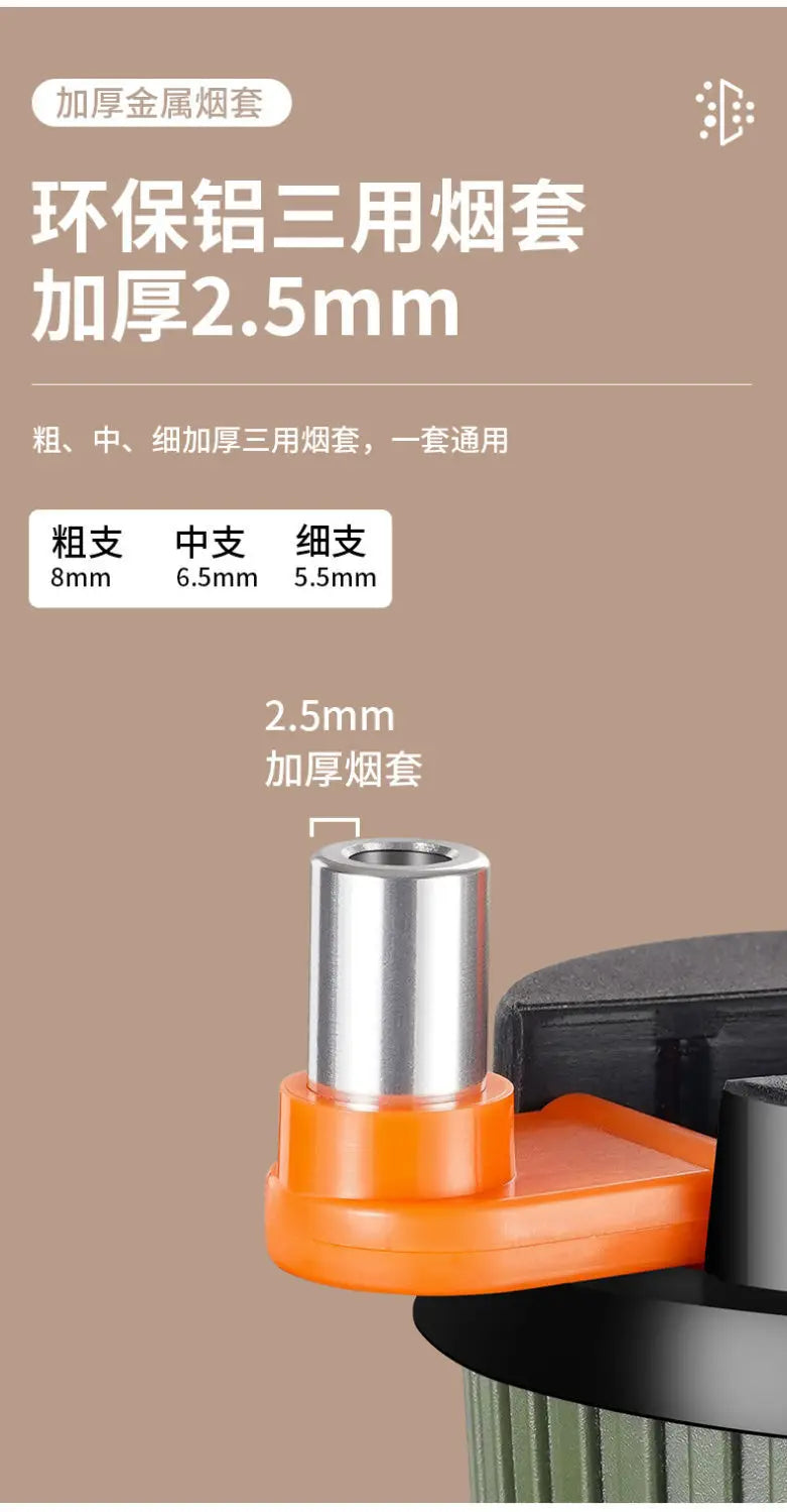 New Portable Coarse, Medium and Fine Four-purpose Filter, Washable Cigarette Cup and Pipe Holder