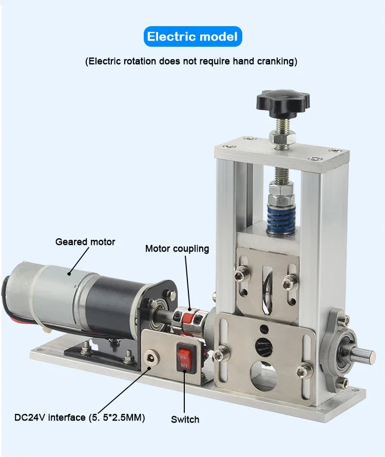 Manual Wire Stripping Machine Automatic 3-21mm 1-30 square Copper Cable Scrap Recycle Alloy Steel Cable Peeling Stripper Blade