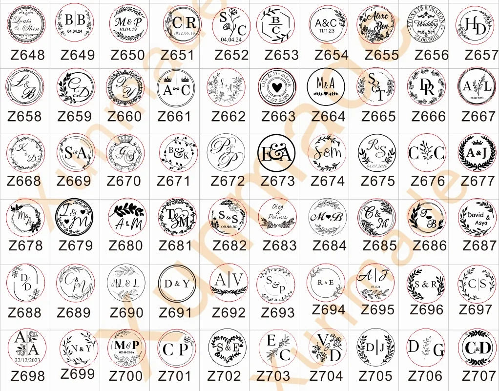Customize Embossing Stamp Wedding Monogram Embosser Stamp,Personalized 2 initials Embosser Stamp,Wedding gift,hand held embosser