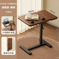 Height Adjustable Mobile Laptop Desk with Wheels Multi-Purpose Rolling Tray Table for Standing Workstation Use in Living Room