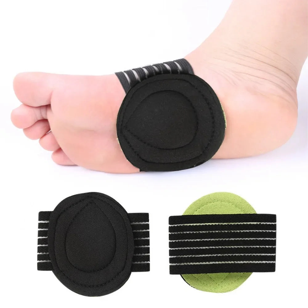 1Pair Foot Arch Support Plantar Fasciitis Heel Pain Aid Foot Run-up Pad Feet Cushioned Cushioned Shoes Insole Accessory