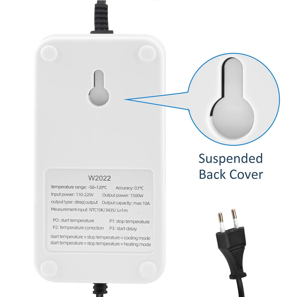 XK-W2001 W2022 Digital Temperature Humidity Controller Socket AC110-220V Thermostat Regulator Smart Humidity Controller Socket