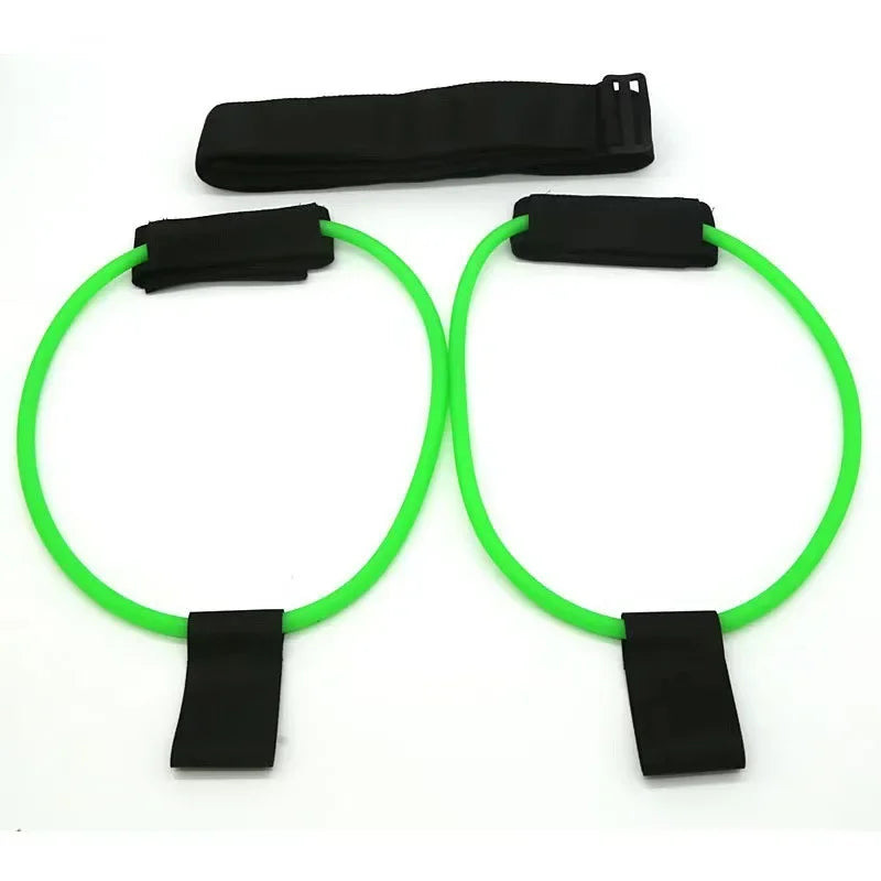 Muscle Strength Training Resistance Band Legs Waist Belt Pedal Exercise Body Building Workout Elastic Bands Fitness Equipment