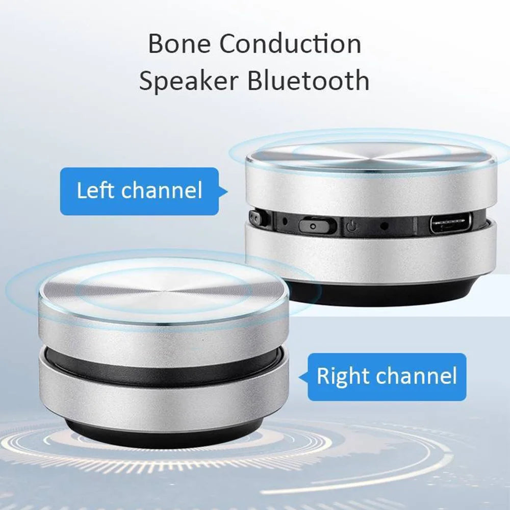 Hot Mini Bluetooth Speaker  Wireless TWS Stereo Dual Sound Box Hummingbird Bone Conduction Speakers With FM Radio Dropshipping