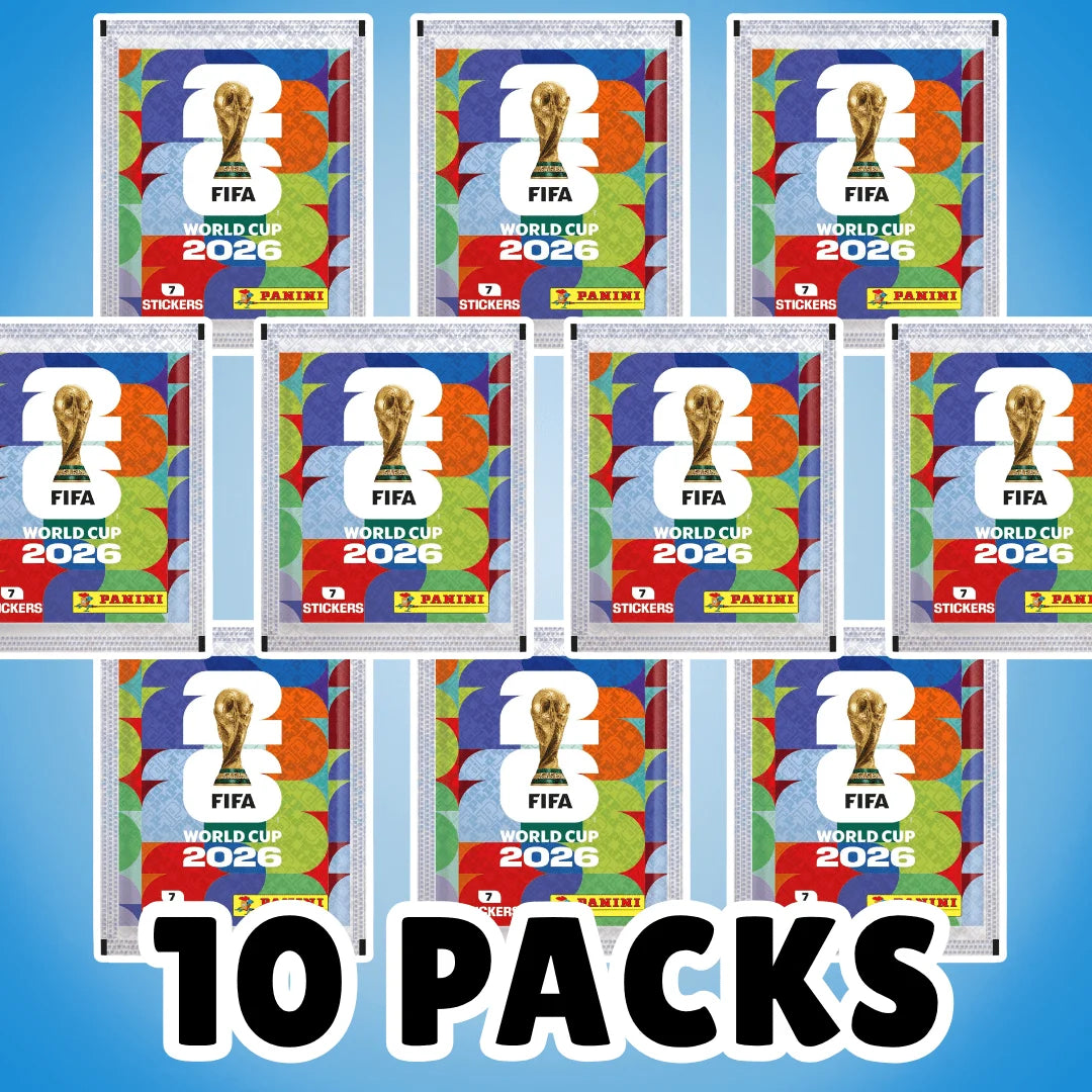 Panini FIFA  Official 2026 World Cup Collectible Stickers  5/10/15 Packs (7 Stickers Per Pack) Sticker Album