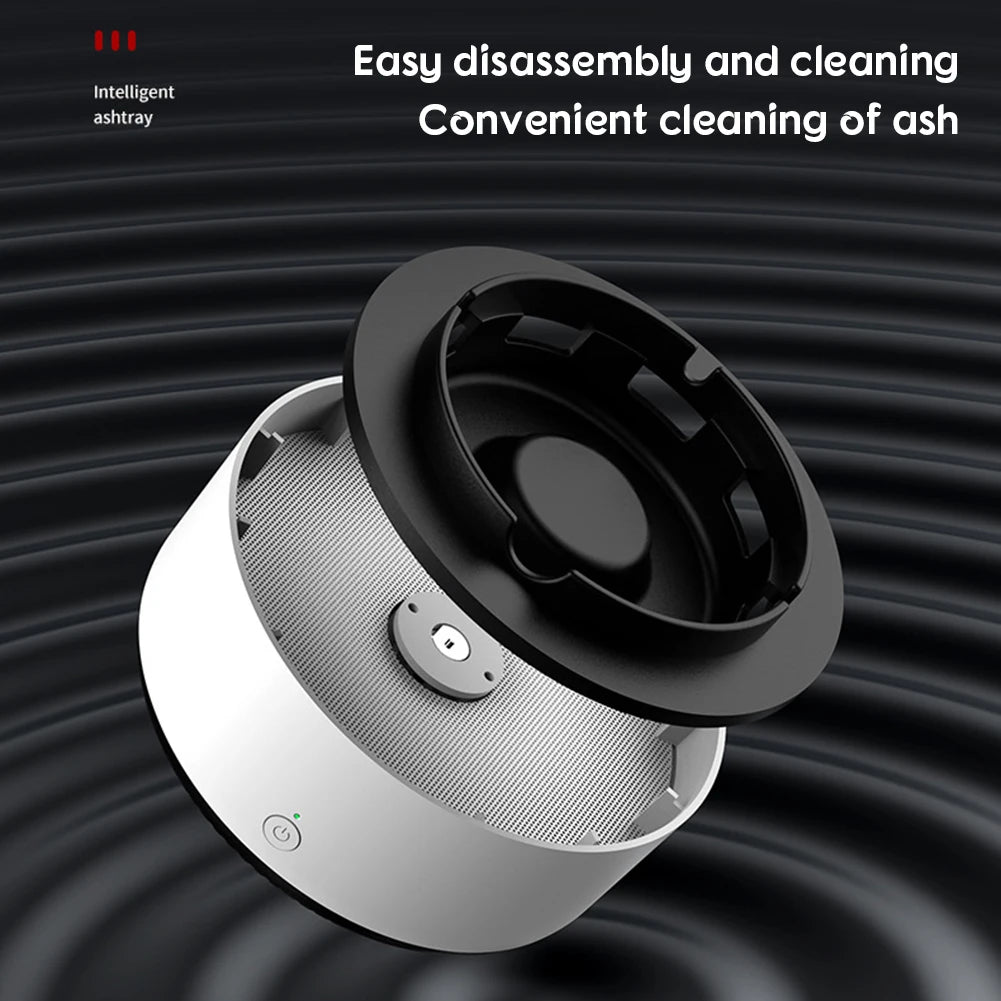 2-in-1 Anti-smoke Ashtray Air Purifier Low Noise Filtering Second-Hand Smoke Airs Freshener Cigarettes Remove Airs Odor Ashtrays