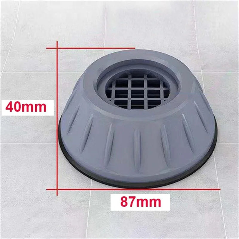 1-4Pcs Anti Vibration Feet Pads Legs Slipstop Silent Skid Raiser Mat For Washing Dryer Machine Support Dampers Stand Furniture
