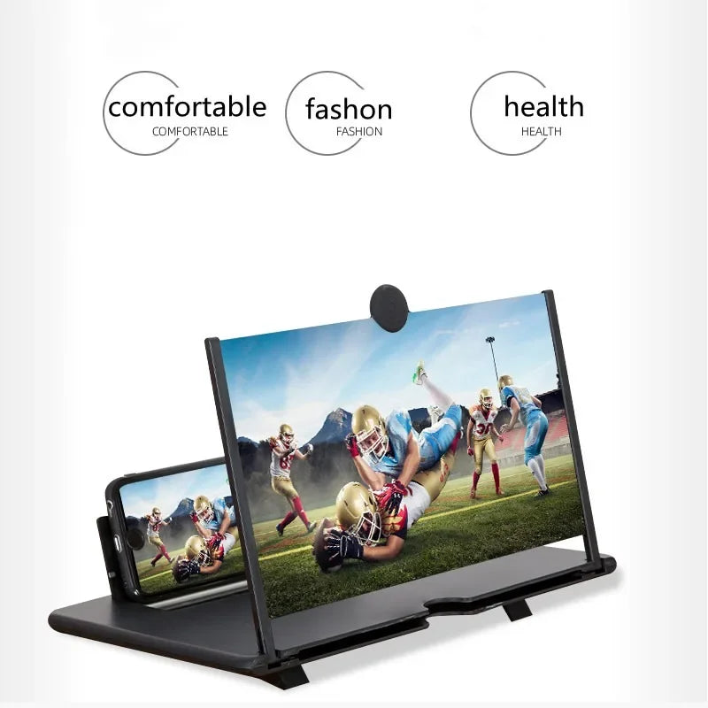 Mobile Phone Screen Amplifier 10/12 inch Multi Functional HD Amplifier HD Screen Magnifying Glass Anti Blue Light Eye Protection