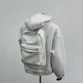 Spring Autumn New Men's American Heavy-duty Hoodie Zipper Backpack Bag Design Sweatshirt Men Women Jacket Hooded For Male Coats