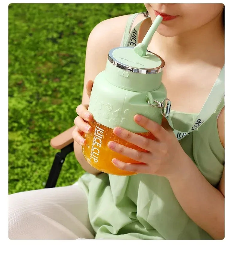 Portable Juicer Blender High-Speed Mini Fruit Juice Cup with Stylish Design Powerful Motor for Home Outdoor Compact Convenient