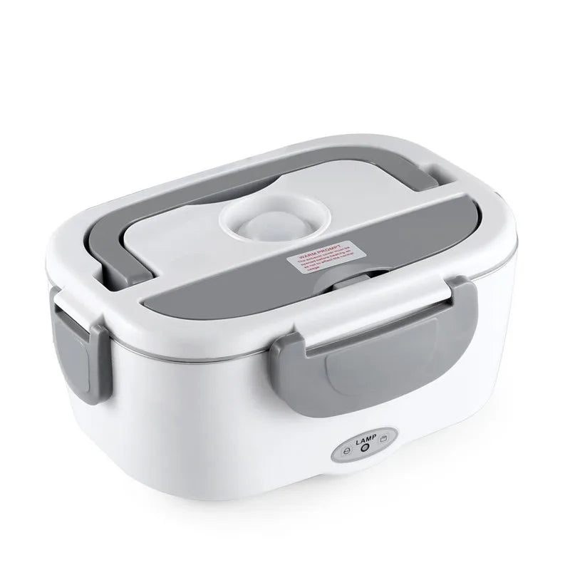 Stainless steel safe 220V electric lunch box food heating container, portable insulated lunch heater