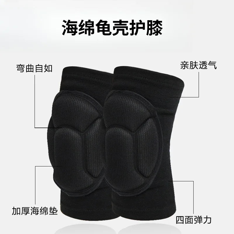 1pairs Sports Anti-collision Sponge Anti-fall Knee Pads Football Basketball Fitness Roller Skating Protective Gear Anti-fall