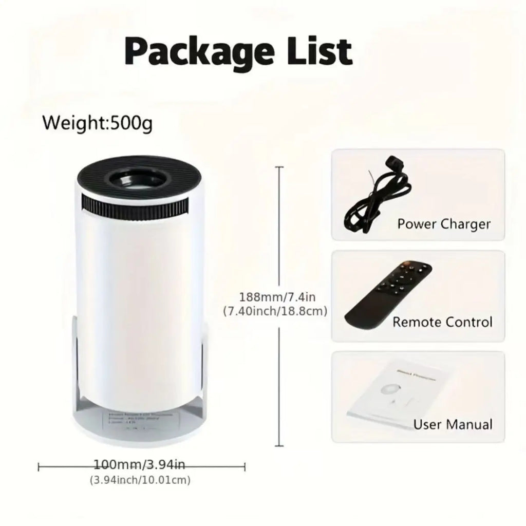 Hy300 Pro And FY300 new Projector 4K  Wifi 1080P 1280*720P HD Home Cinema Outdoor Portable Video Movies Led Mini Projetor