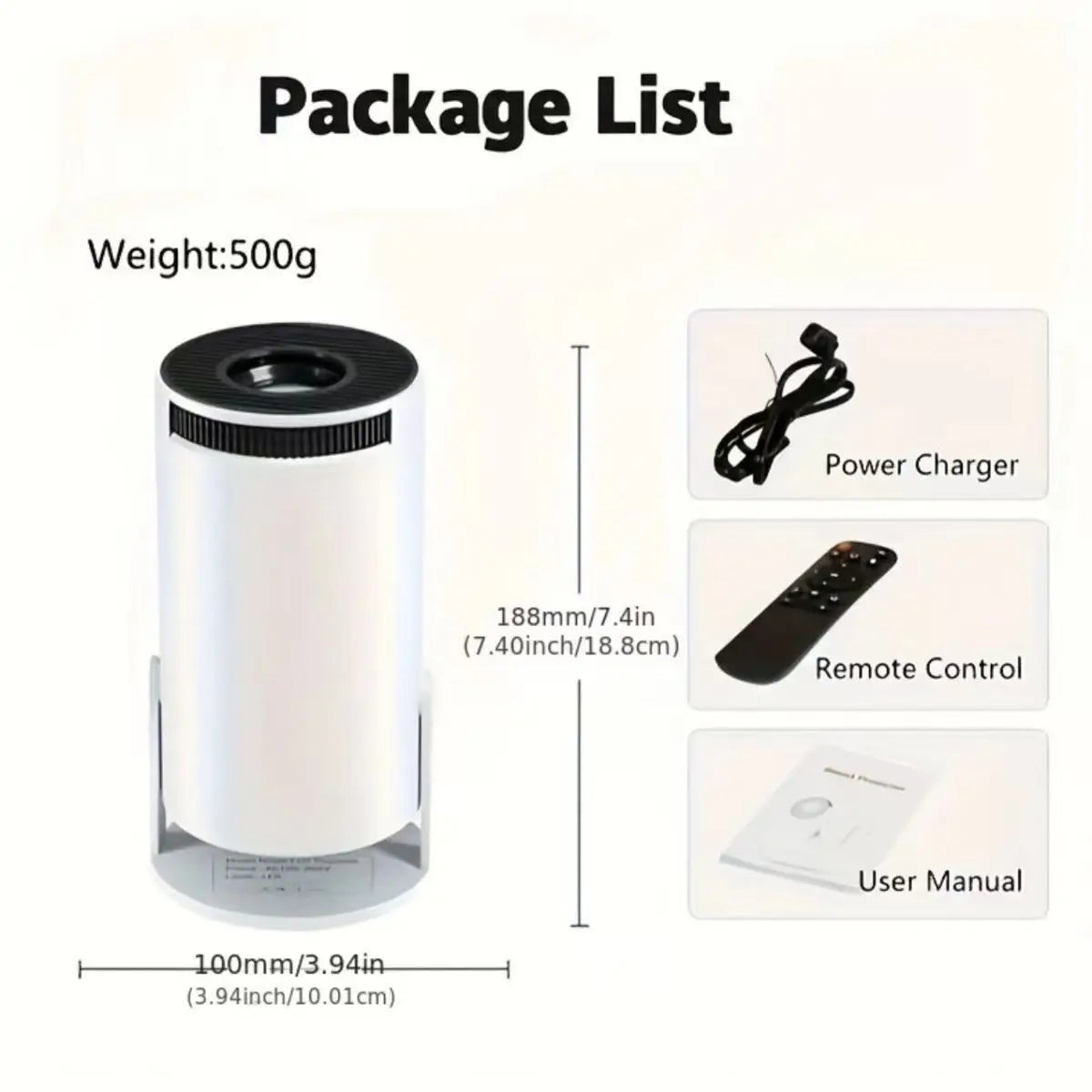 Hy300 Pro And FY300 new Projector 4K  Wifi 1080P 1280*720P HD Home Cinema Outdoor Portable Video Movies Led Mini Projetor