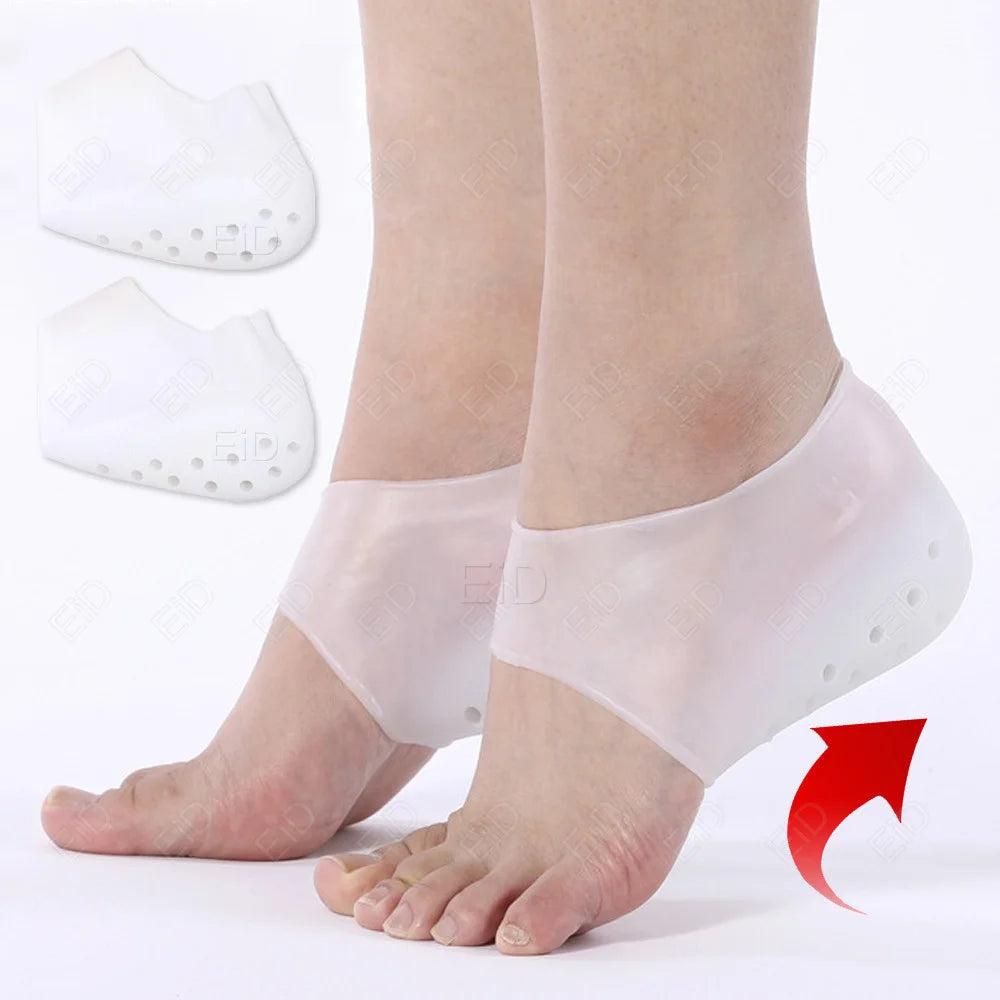 EiD 2cm 3cm 4cm Silicone Invisible Height Increase Insole Height Lift Taller 2in1 Soft Sock Shoes Pad for Men Women dropshipping