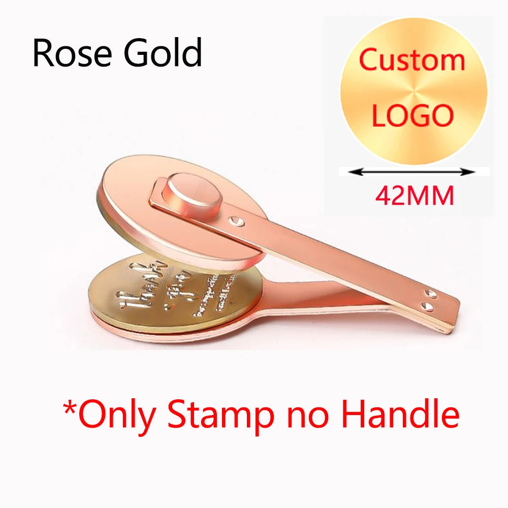 Custom Initials Embosser Stamp,Book Embosser Personalized LOGO Wedding Embossing Stamp, Address Stamp, Form the Library Embosser