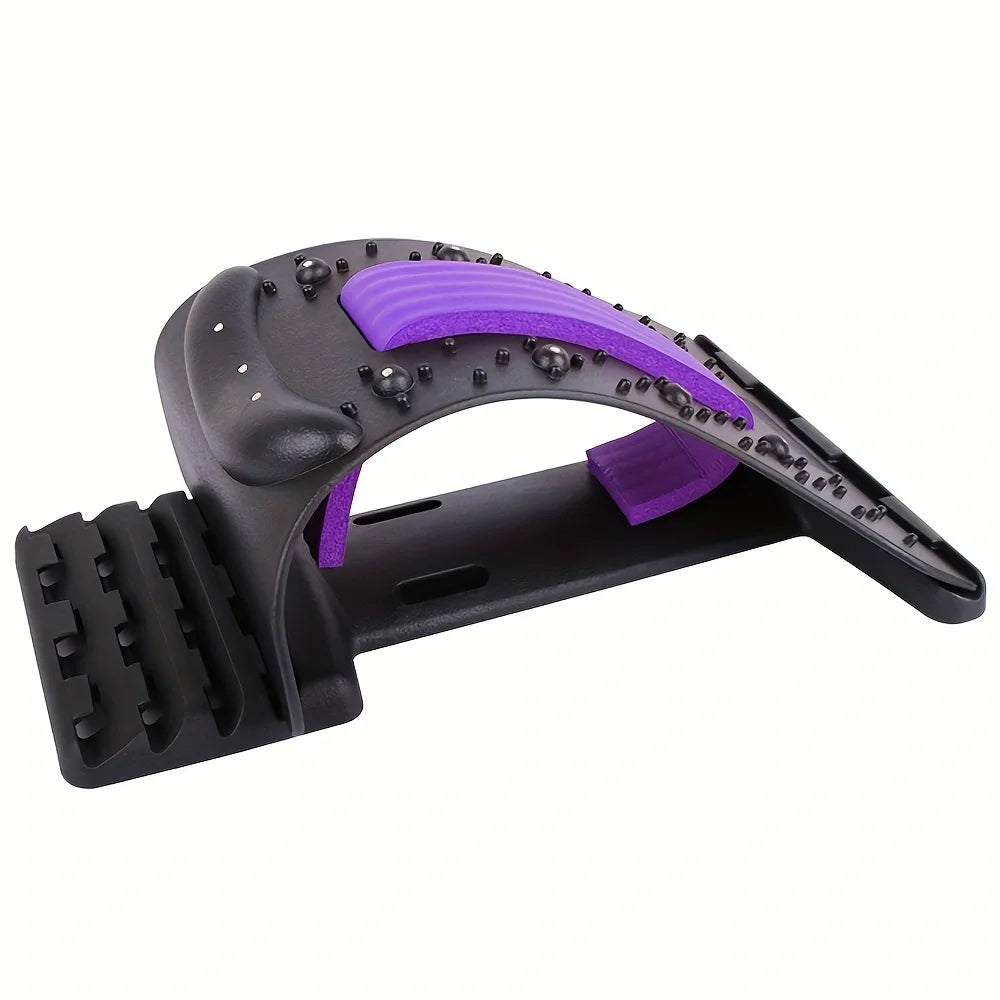 Cervical Traction Device Lower Upper Lumbar Spine Support Pillow 4-Level Adjustable Back Massager Home Use Neck Bone Stretcher