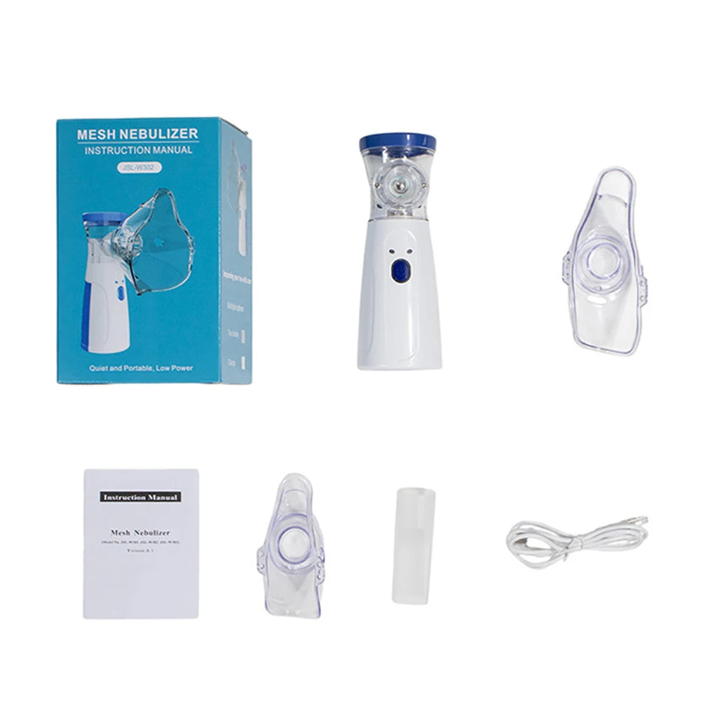 Mini Facial Steamer and Humidifier 2-in-1 Nano Ion Mist for Skin Moisturizing and Air Moisturizing with Water Tank Beauty Spray