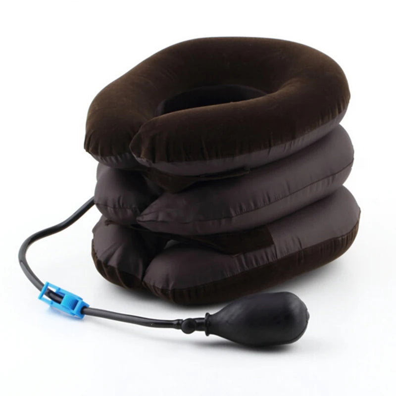 Cervical Neck Traction Medical Correction Device Cervical Support Posture Corrector Neck Stretcher Relaxation Inflatable Collar