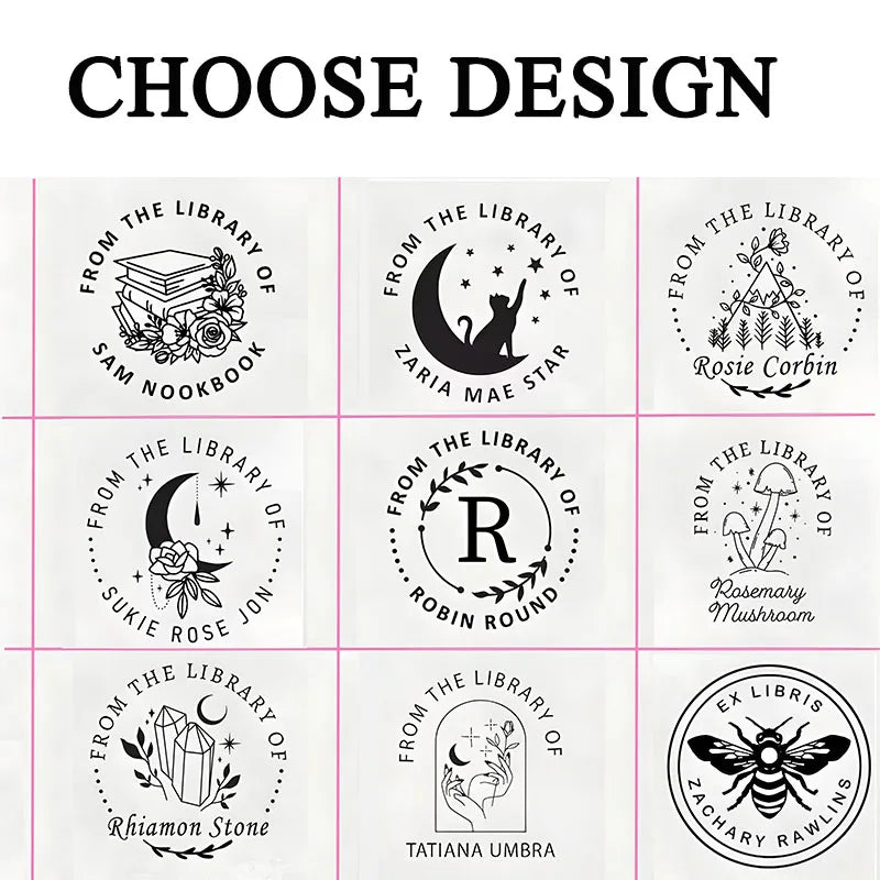 Embosser Stamp Customized Private Logo Customization Library Book Invitation Wedding Embossing Stamp Company Paper Leather Seals