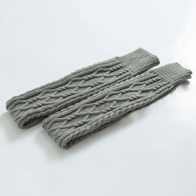 Winter Women Knee Socks Ladies Thigh High Stockings Girls Warm Sexy House Floor Long Stocking Knitting Wool Over Knee Stocking