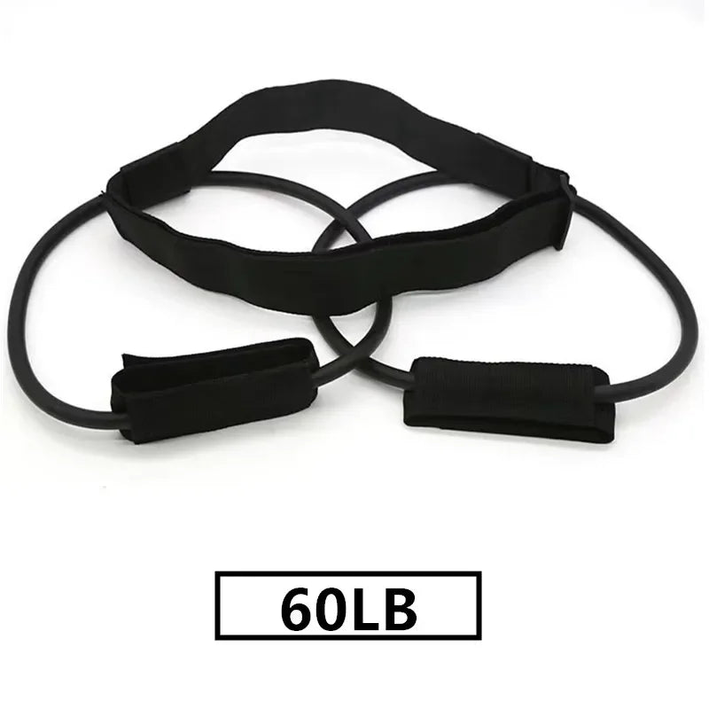 Muscle Strength Training Resistance Band Legs Waist Belt Pedal Exercise Body Building Workout Elastic Bands Fitness Equipment