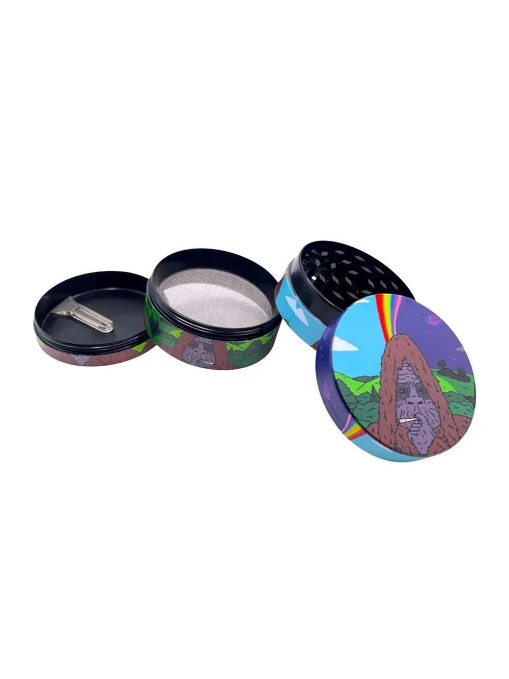1/2 Pieces Gorrila Herb Spice Grinder Rolling Tray Gifts