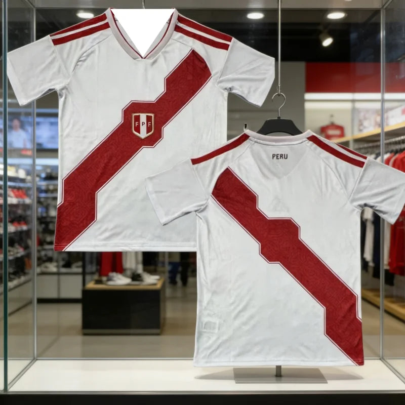 2026 Bestseller Summer Copa America Peru Jersey Football Tee Outdoor Sports T-shirt Comfortable and Soft Breathable Beach Wear
