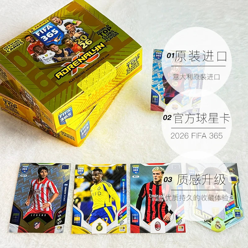 2026 Panini FIFA 365 Adrenalyn XL - Top Clubs Teams Players Collectible Trading Card Gift