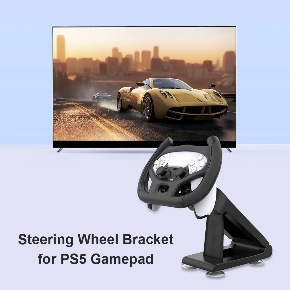 Professional Gaming Steering Wheel for PS5 Car Racing Games Handle with Bracket Steering Wheel with Bracket