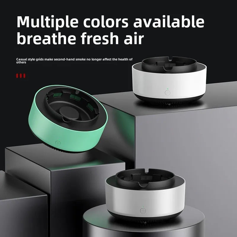 Electric 2 in 1 Multi-Functional Intelligent Ashtray Household Air Purifier Modern Function Portable Indoor Smokeless Ashtray