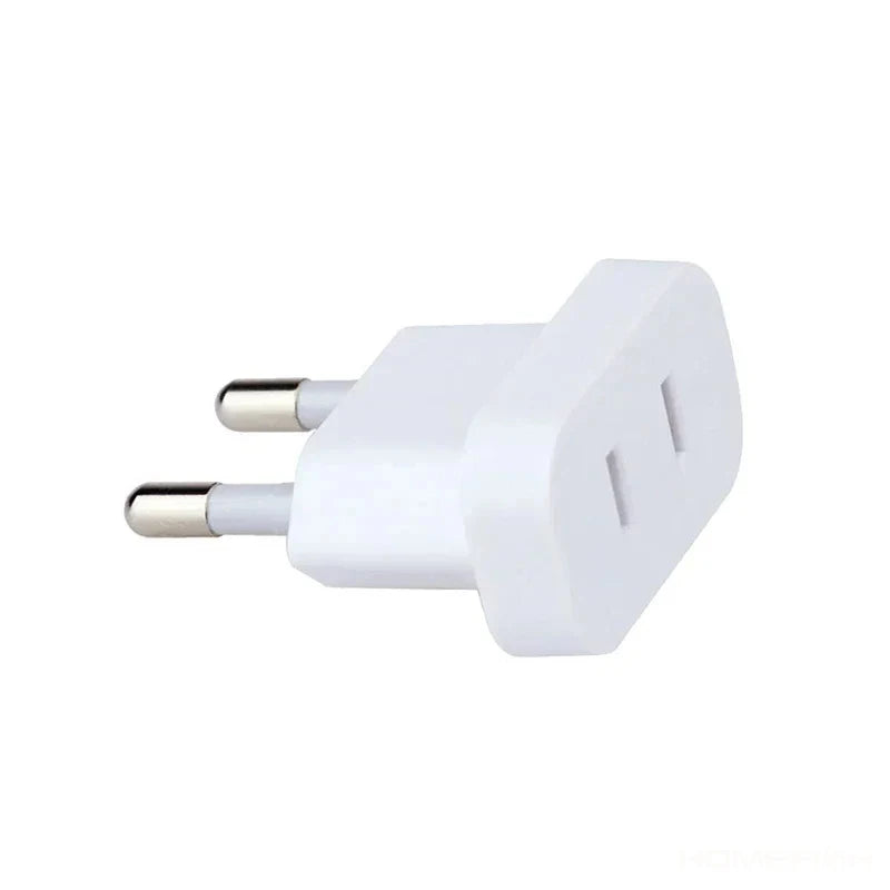 1 Pcs 4.8mm Power Plug Adapter US To EU Euro Europe Plug Power Plug Converter Travel Adapter Power Converter Outlet