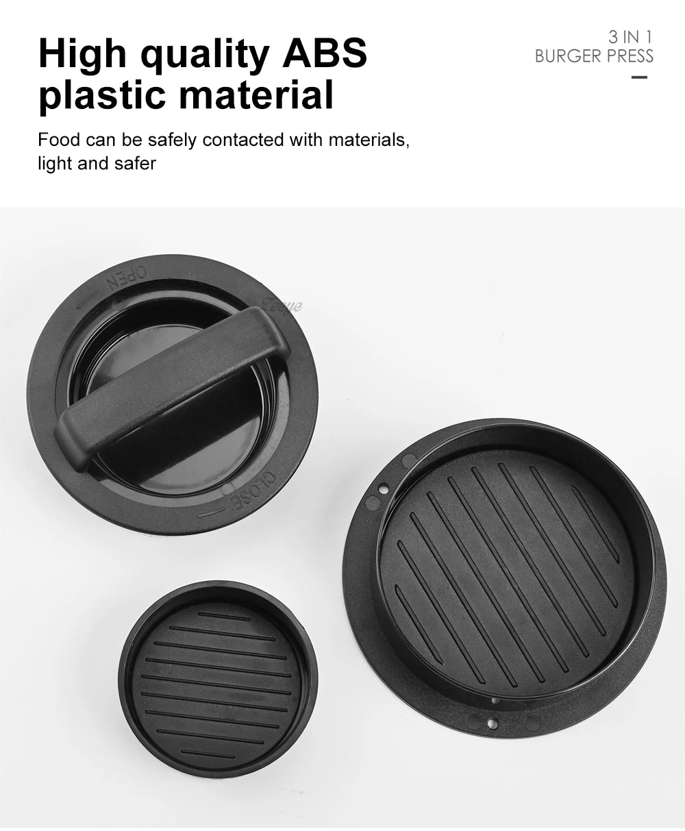 Manual Hamburger Meat Press Maker Rice Ball Mold Round Beef Grill Burger Press Patty Meatballs Maker Device Kitchen Accessories