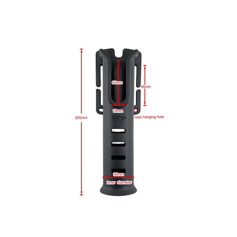 Portable Belt Rod Holder Fishing Gear Accessory Adjustable Waist Fishing Rod Insertion Device Fishing Accessories Tools Outdoor