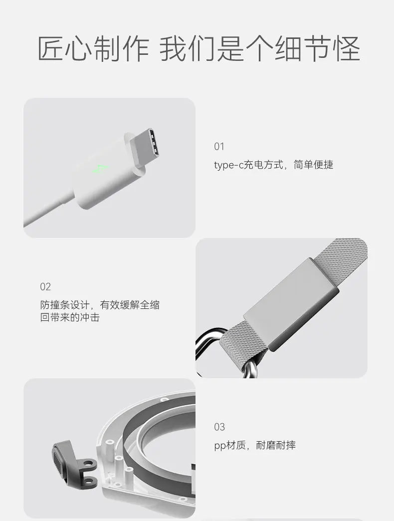 3M Dog Leash Flashlight LED Streamer Roulette Automatic Retractable Nylon Rope for Cat Puppy Walking Running Lead Extension