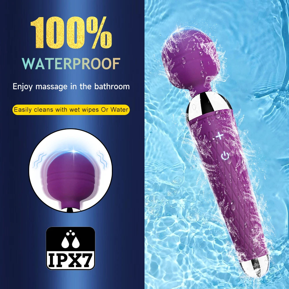 Powerful AV Vibrator for Women Dildo Magic Wand G spot Clitoris Stimulator Masturbator Massager Erotica Sex Toys for Adults