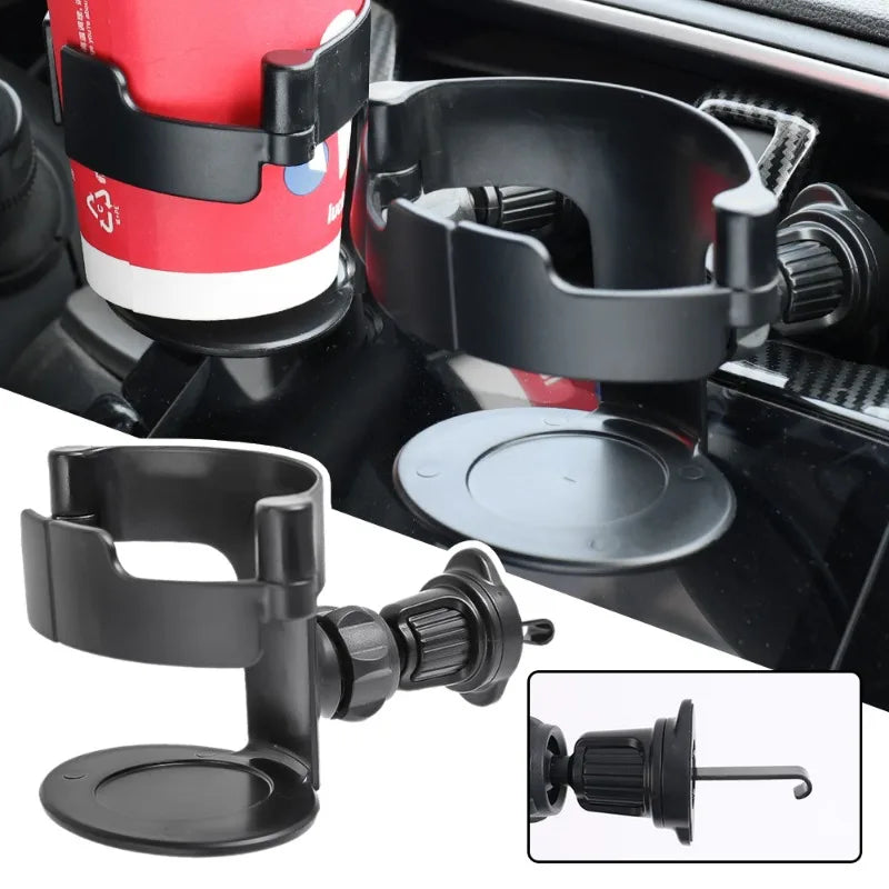 Car Cup Holder Multifunctional Auto Air Conditioning Outlet Hanging Drink Holder Ashtray Water Cup Bracket Phone Anti-slip Stand