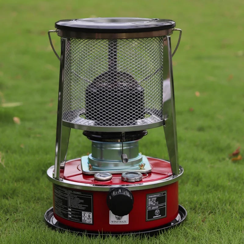 2 IN 1 Portable Kerosene Stove Heater 4.5L Kerosene Space Heater Outdoor Kerosene Heater for Camping  Fishing Hunting Cooking