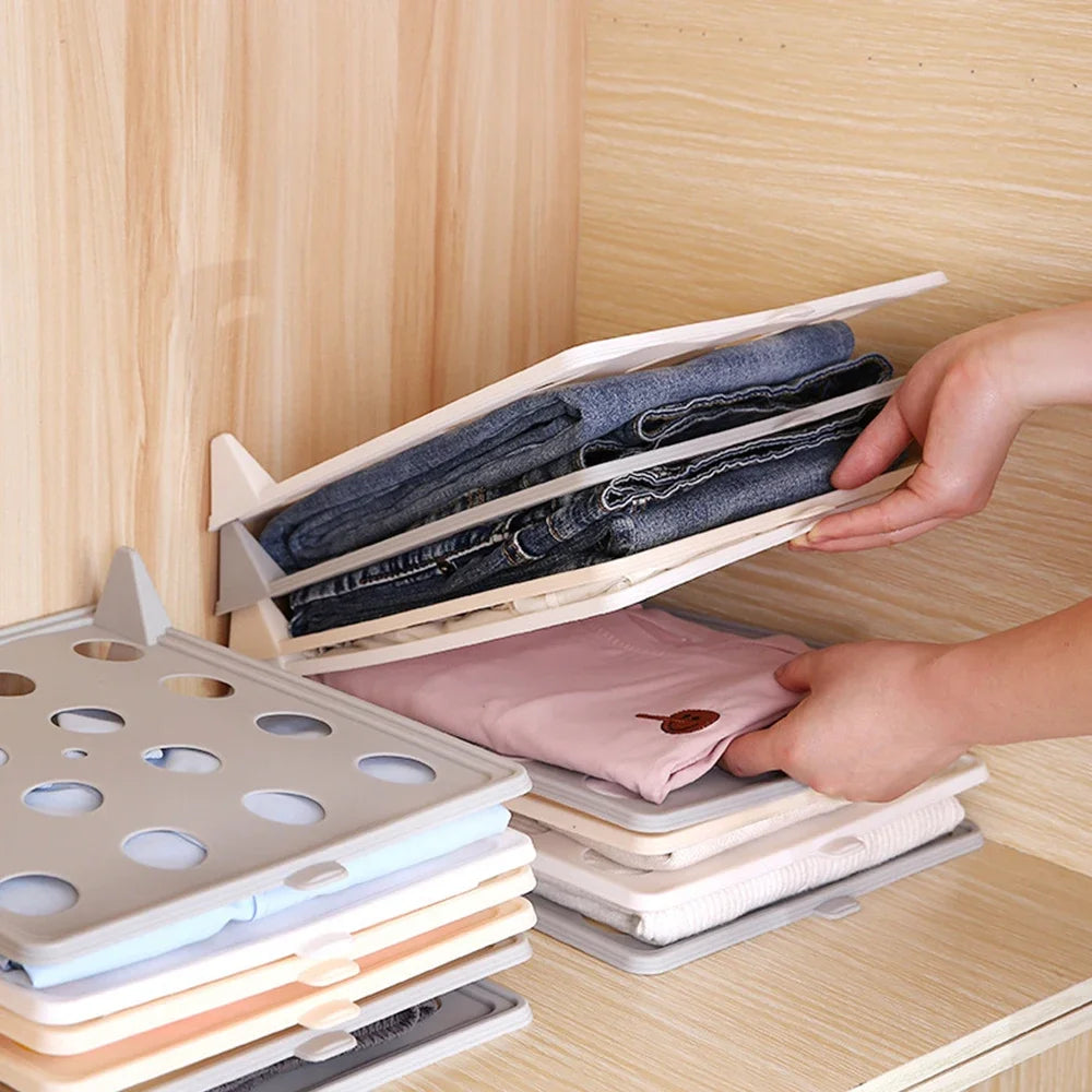 Creative Storage Folding Clothes Board Lazy Folding Clothes Home Board Multifunctional Shirt Long-sleeved Wrinkle Portable Frame
