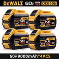 Original DEWALT Battery 60V 9.0AH, Rechargeable Lithium-ion Battery, DEWALT，DCB609，DCB118， Fast Charging, DEWALT Tool Battery,