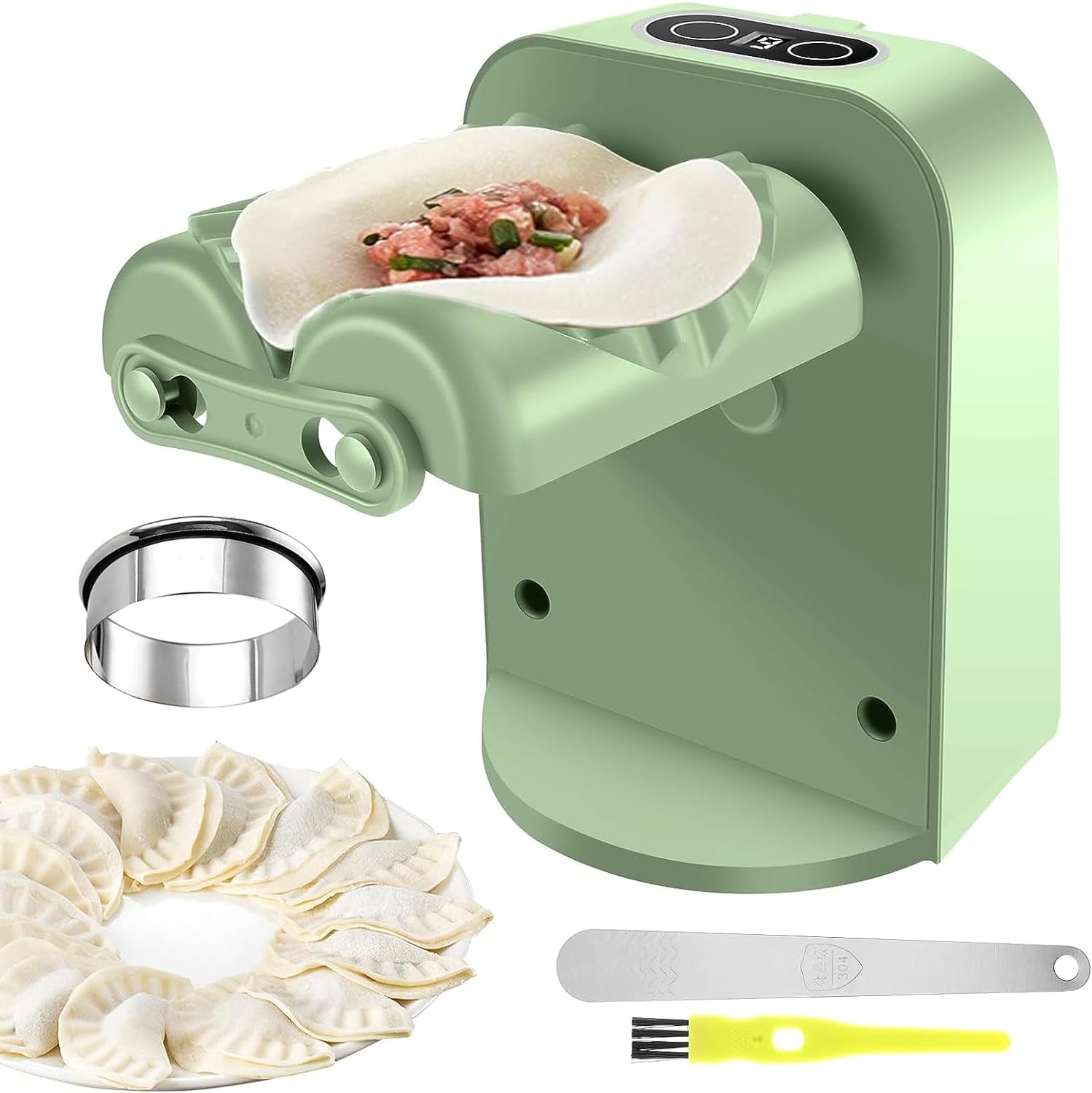 Electric Dumpling Maker Machine Automatic Empanada Wonton Maker Press Dumpling Skin Ravioli Mould Kitchen Tool Accessories