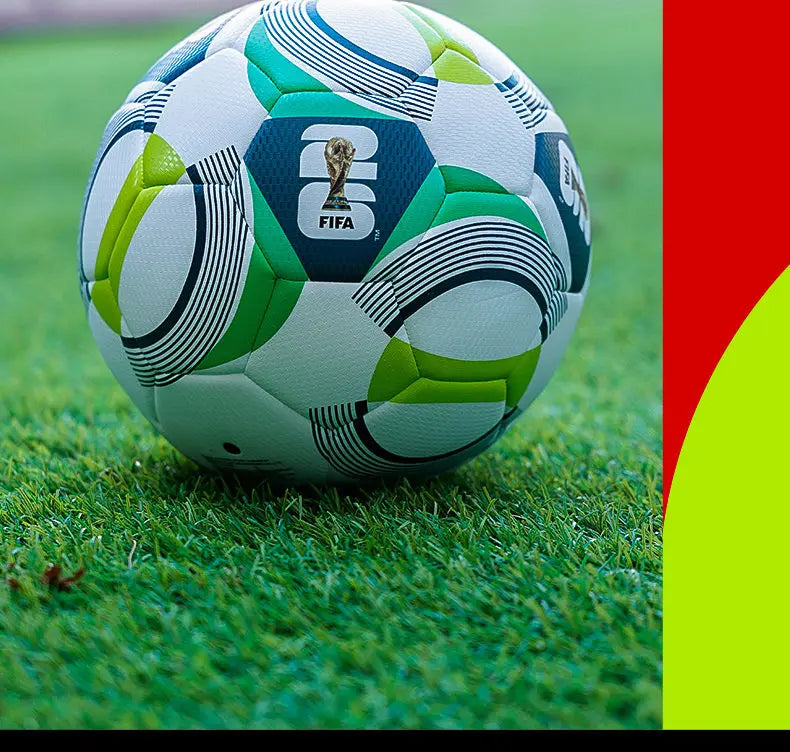 FIFA 2026 World Cup USA Canada Mexico Size 5 Soccer Ball Official Match Training for Adults Youth Students Wear-Resistant PU