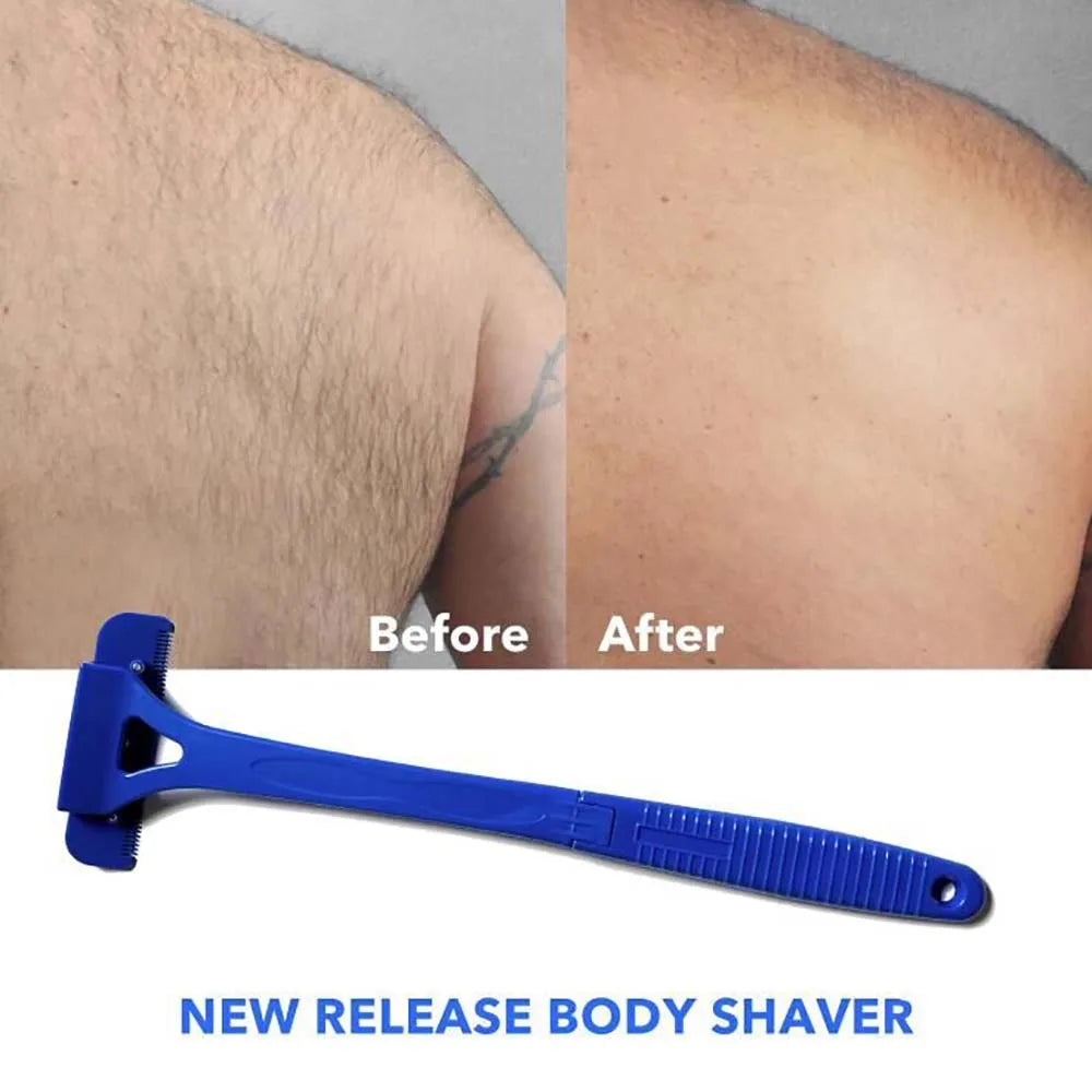 Safety Long Handle Folding Back Shaver Body Shaver Back Hair Trimmer Body Leg Back Razor Shaver Epilator Hair Removal Tool