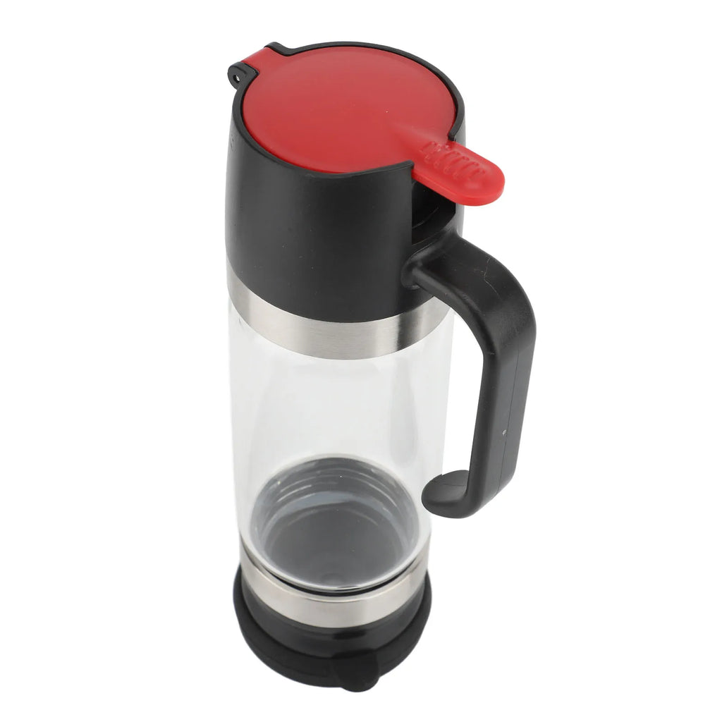 Honey Dispenser 350ml Clear Glass Syrup Dispenser with Handle Prevent Dripping Honey Container for Coffee Shops Restaurants Home