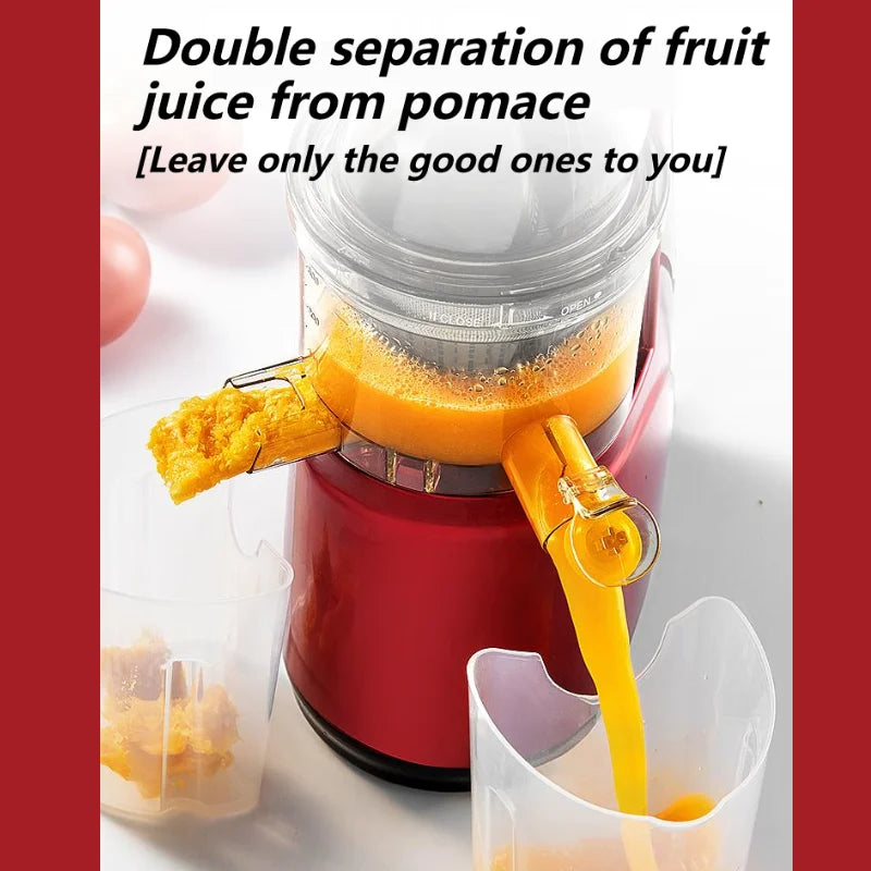 In stock Big Mouth Cold Press Commercial Orange Fruit Machine Electric Household Vegetable Juice Multifunctional Slow Juicer