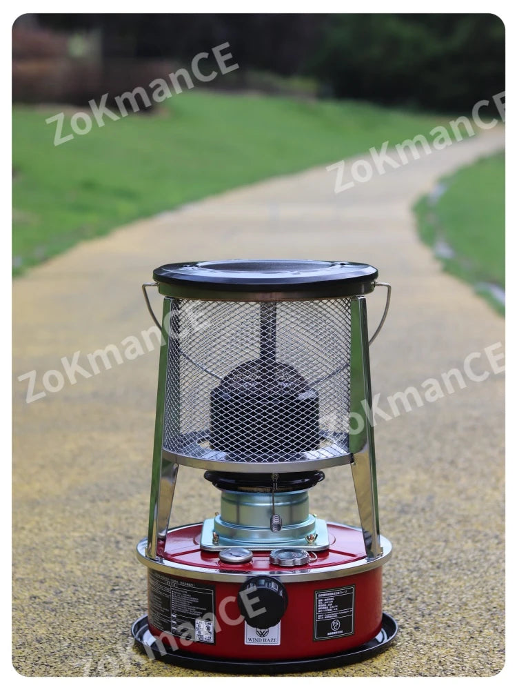 2 IN 1 Portable Kerosene Stove Heater 4.5L Kerosene Space Heater Outdoor Kerosene Heater for Camping  Fishing Hunting Cooking