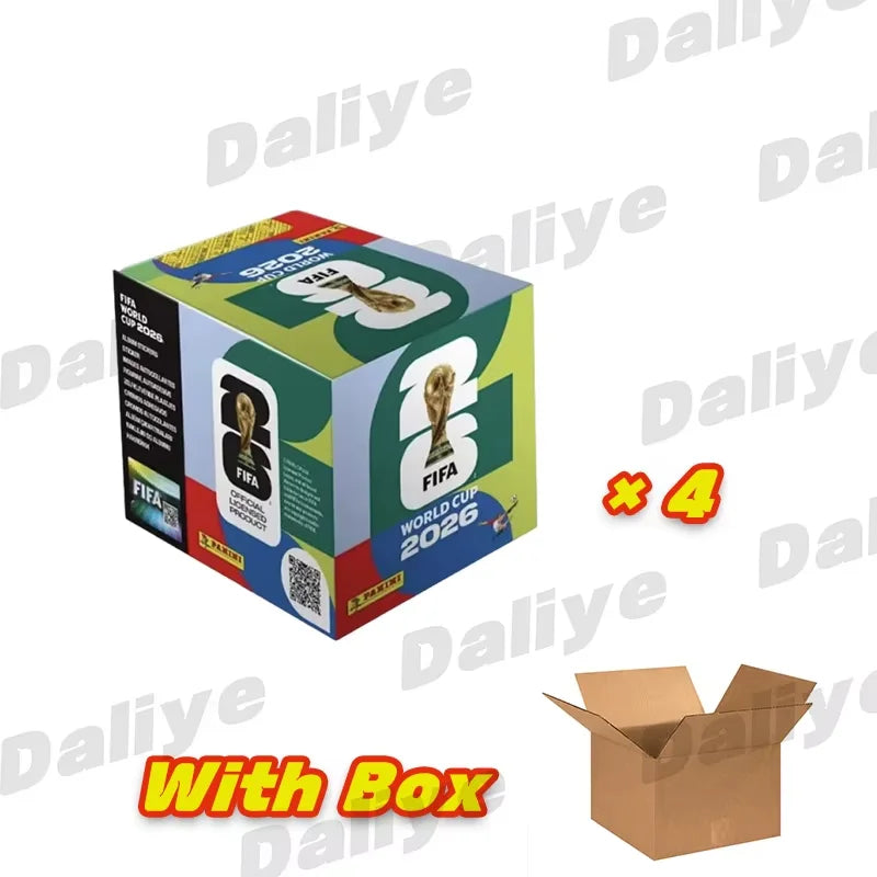 In Stock Football Cards 2026 Panini FIFA World Cup Sticker Pack Panini Soccer Card Panini Cards Soccer Set Collection Gift