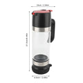 Honey Dispenser 350ml Clear Glass Syrup Dispenser with Handle Prevent Dripping Honey Container for Coffee Shops Restaurants Home