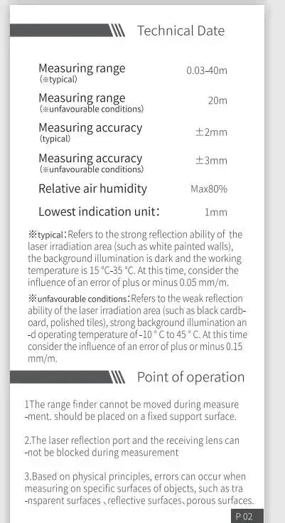 Original AtuMan DUKA Laser Range finder 25/40m LS-P/LS-1 Portable USB Charger High Precision Measurement Laser Range Finder